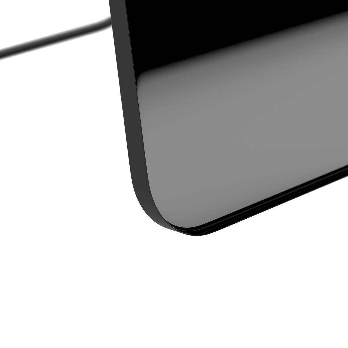 Spiegel Liv Schwarz ca. 41x154x68,5 cm - Schwarz, MODERN, Glas/Metall (41/154/68,5cm) - Bessagi Home