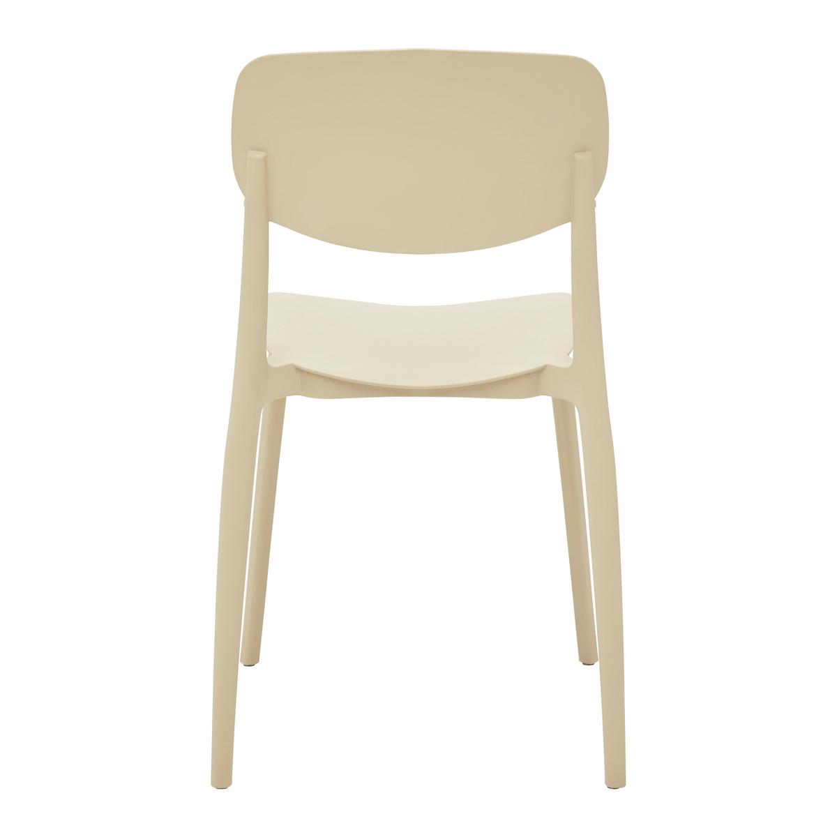 Stuhl Jiri Beige - Beige, MODERN, Kunststoff (44/78/49cm) - Based