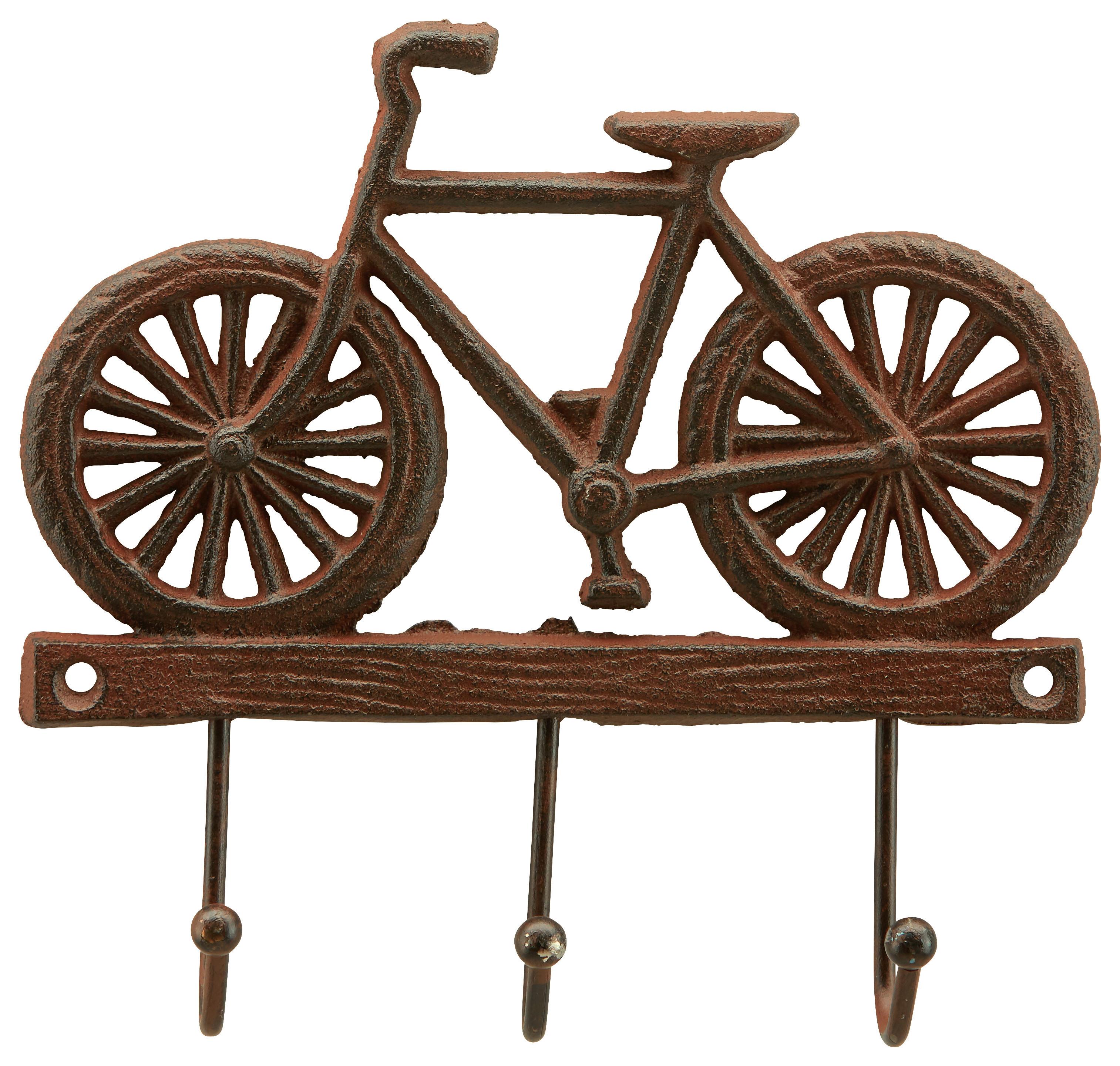 KROKLIST BIKE -SB- - brun, Romantik / Lanthus, metall (20/20/3cm) - Mömax