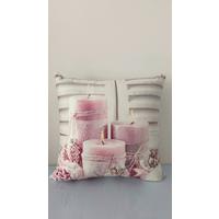 Díszpárna Pink Candles - textil (45/45cm)