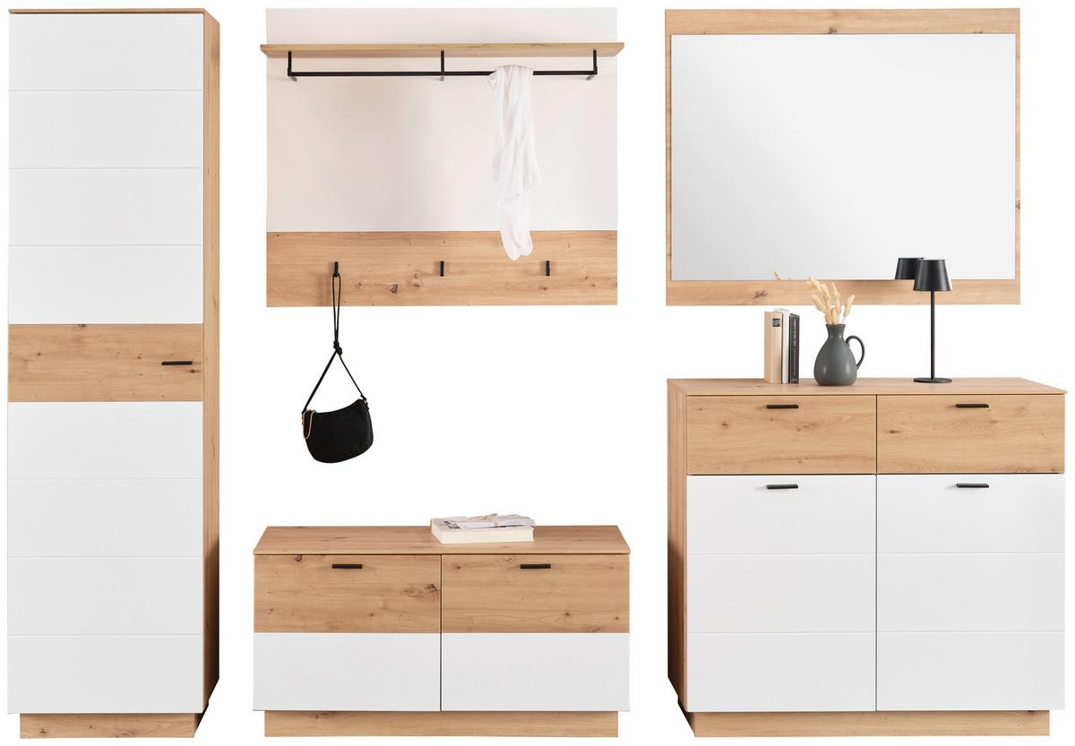 Garderobni Ormar Tonale - bijela/hrast Artisan, Konvencionalno, drvni materijal/plastika (56/207,4/40cm) - Modern Living