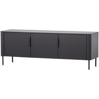 LOWBOARD Gunnar Schwarz B: 154cm - Schwarz, Design, Holz/Metall (154/56/44cm) - Livetastic