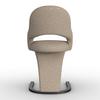 STOL MED ARMSTÖD ARIA - brun/svart, Modern, metall/trä (54/82/62cm) - Bessagi Home