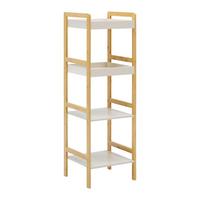 Etajeră Ferdinand - cașmir/culoare natur, Modern, materiale naturale/material pe bază de lemn (36/112/33cm) - Modern Living