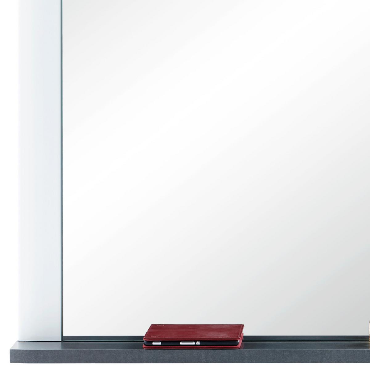 Ogledalo Alassio - bijela, Moderno, drvni materijal (85/91/10cm) - Modern Living