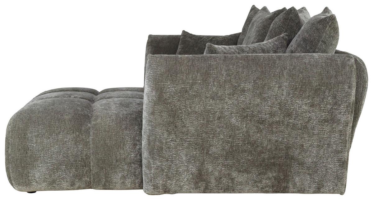 Kutna Garnitura Cammellio - tamno siva/crna, Moderno, tekstil (296/189cm) - Mömax