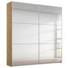 DULAP USI CULISANTE REFLECT - argintiu/stejar Artisan, Modern, material pe bază de lemn (175/210/59cm)