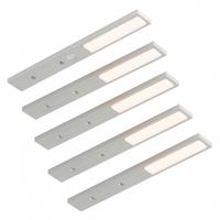 Unterbauleuchten-Set 418825 - Edelstahlfarben (19,7/2,5/6cm) - Based
