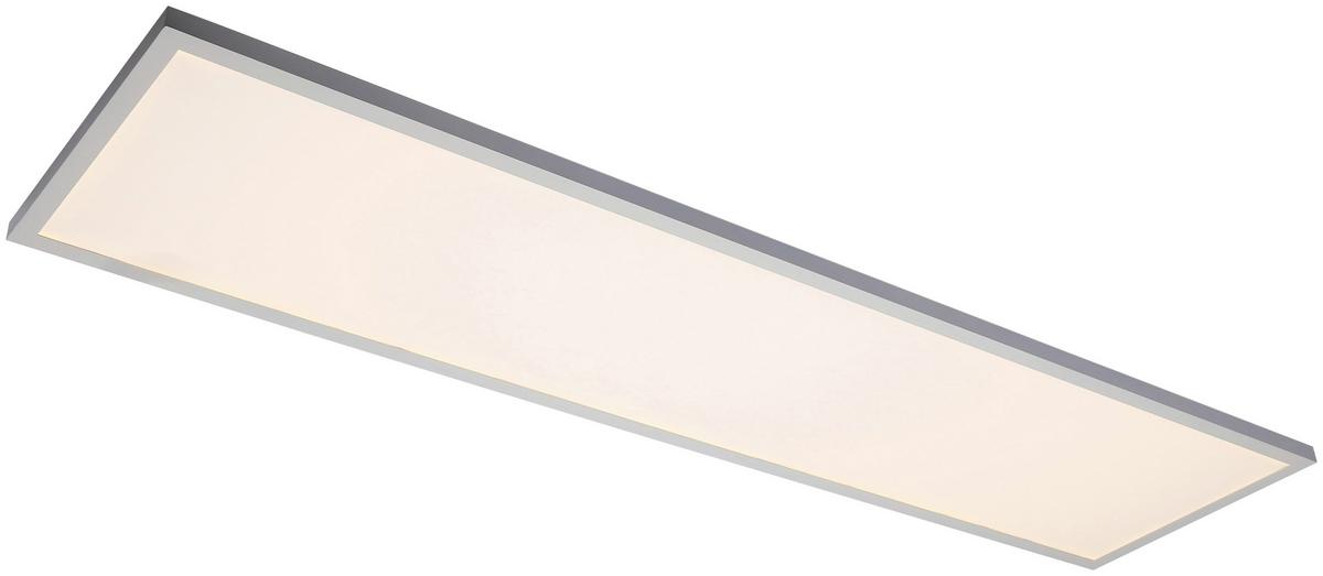 Plafonnier LED Cornelius max. 40 Watt - blanc, Modern, matière synthétique (120/30/7,5cm) - Premium Living