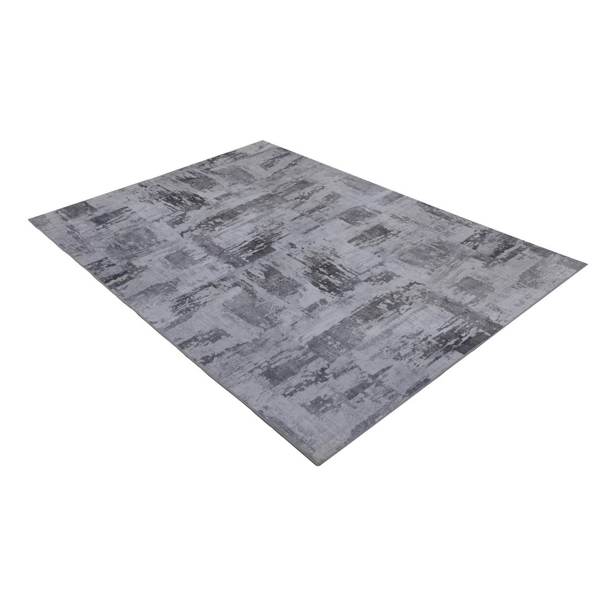 Flachwebeteppich Visionary 128 Grau 200x290 - Grau, Basics, Textil (200/290cm) - Kayoom