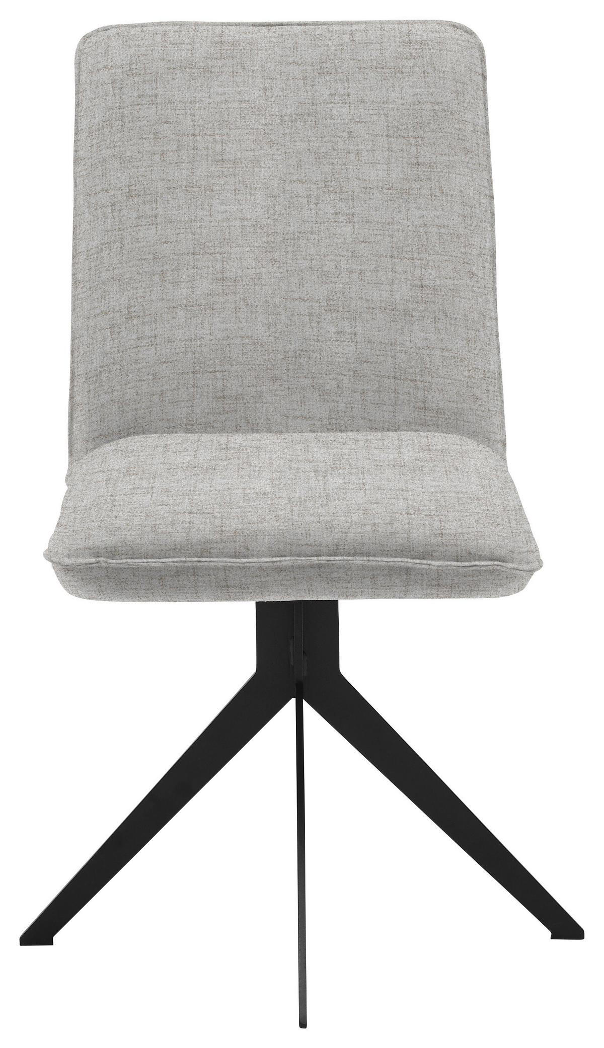 KRZESŁO MALIBU - beżowy/czarny, Design, metal/tkanina (46,5/87/64cm) - Voleo