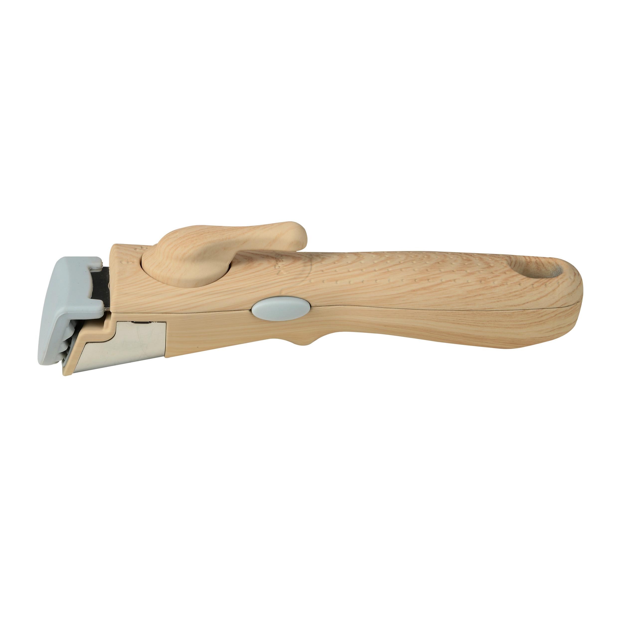 HANDTAG TILL STEKPANNA CLICK & COOK - WOOD - brun, Klassisk, metall/plast (19/4,8/5,5cm) - Mömax