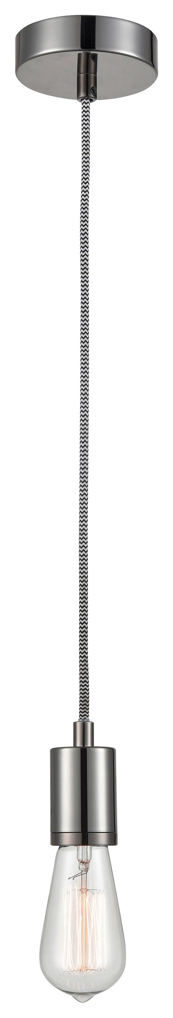 Schnurpendel Jannis max. 25 Watt - Chromfarben, MODERN, Metall (120cm) - Modern Living