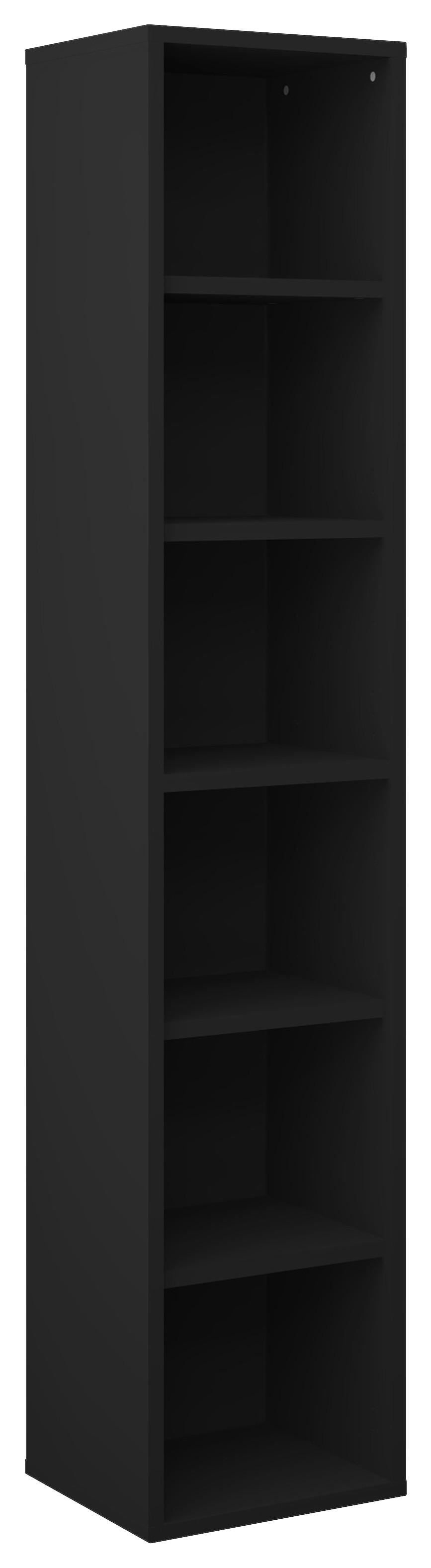 Regal Big Profi Office Anthrazit - Anthrazit/Schwarz, Modern, Holzwerkstoff (44/218/40cm) - Mömax