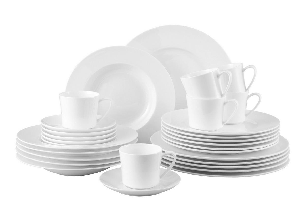 SERWIS OBIADOWO-ŚNIADANIOWY JADE ROSENTHAL - biały, Konventionell, ceramika (35/35/33cm) - Rosenthal