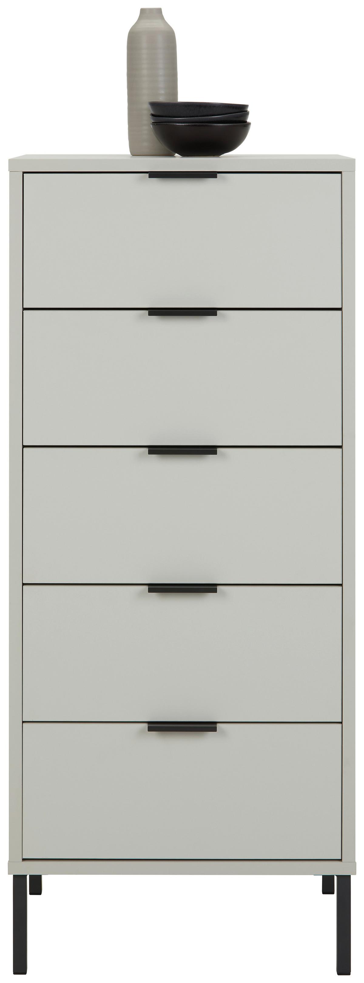 Komoda Bounty - siva/antracit, Moderno (51/108/45cm) - Premium Living