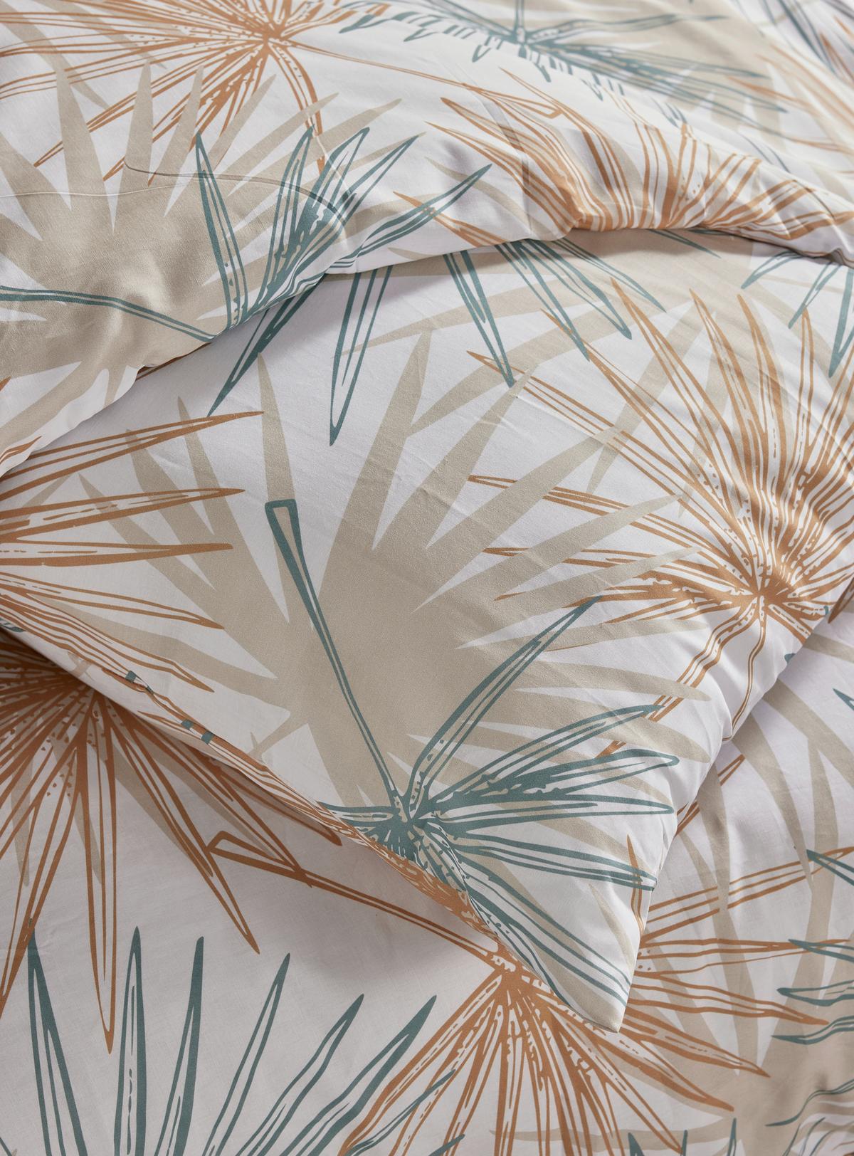 Lenjerie de pat Ranforce cca. 140x200/50x70 cm - maro deschis, Modern, textil (140/200cm)