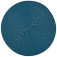 Tischset Billy Petrol Rund/oval - Petrol, Textil - Mömax modern living