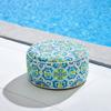 Pouf Cassy Blau ca. 53x23 cm - Blau/Multicolor, MODERN, Textil (53/23/53cm) - Bessagi Garden