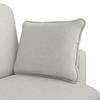 SOFFA ILLA - ljusgrå, Modern, trä/textil (154/84/86cm) - Bessagi Home