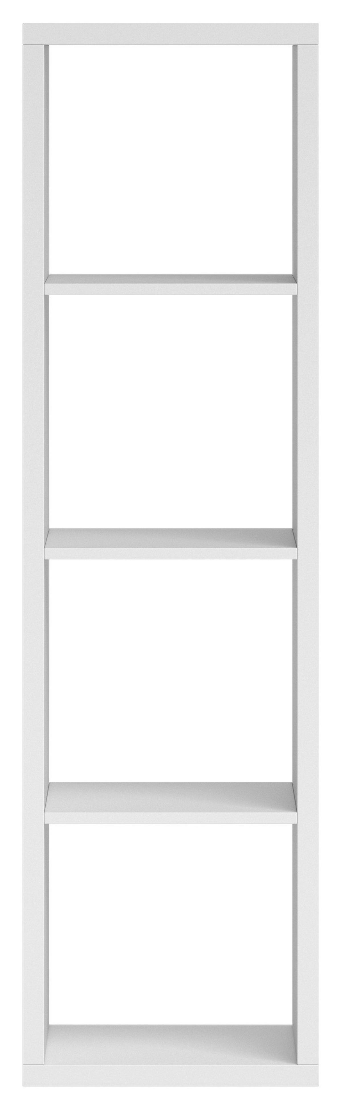REGAŁ DZIAŁOWY STYLE - biały, Design, materiał drewnopochodny (41/147/38cm) - Carryhome