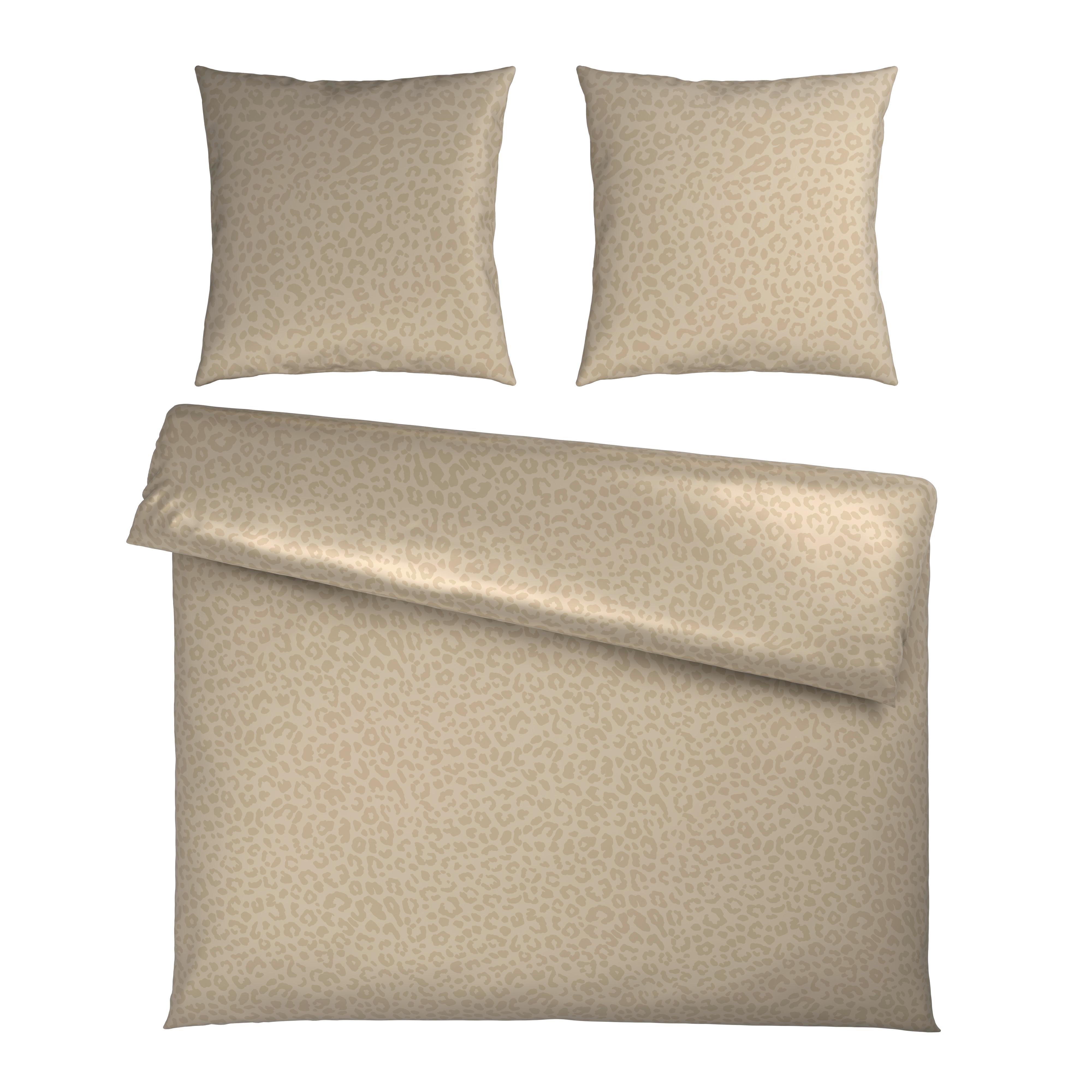 Bettwäsche Animal XXL Beige ca. 200x200cm - Beige, KONVENTIONELL, Textil (200/200cm) - Mömax