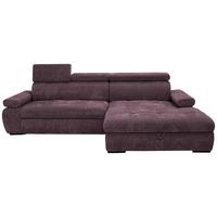Kutna Garnitura Vegas - boje kupine/crna, Design, drvo/tekstil (294/173cm) - Modern Living
