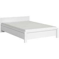 Bett Kaspian ca. 140x200 cm Weiß - Weiß, MODERN, Holzwerkstoff (140/200cm) - MID.YOU