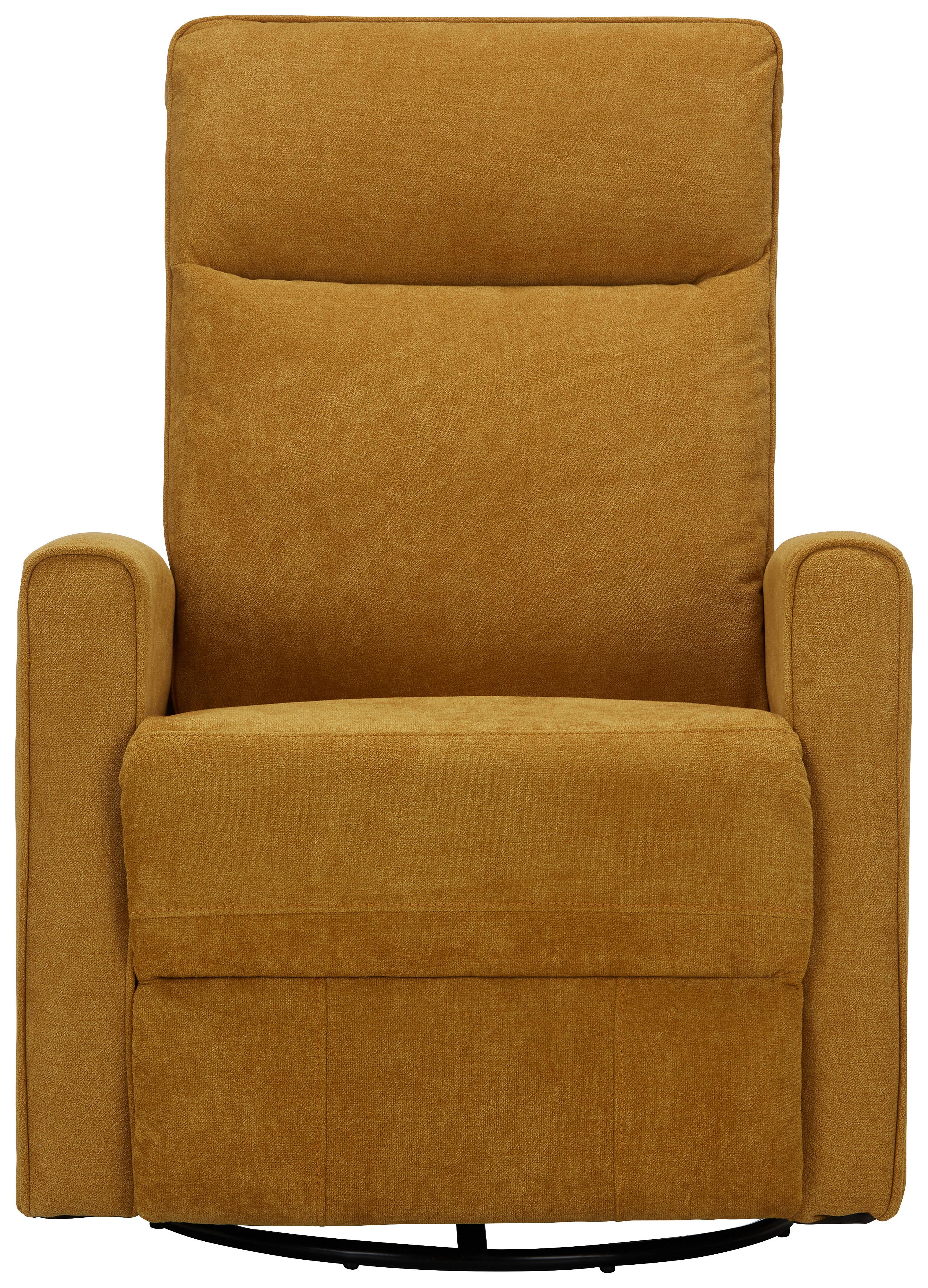 Relaxsessel in Gelb - Currygelb/Gelb, Modern, Textil/Metall (76/103/93cm) - Mömax
