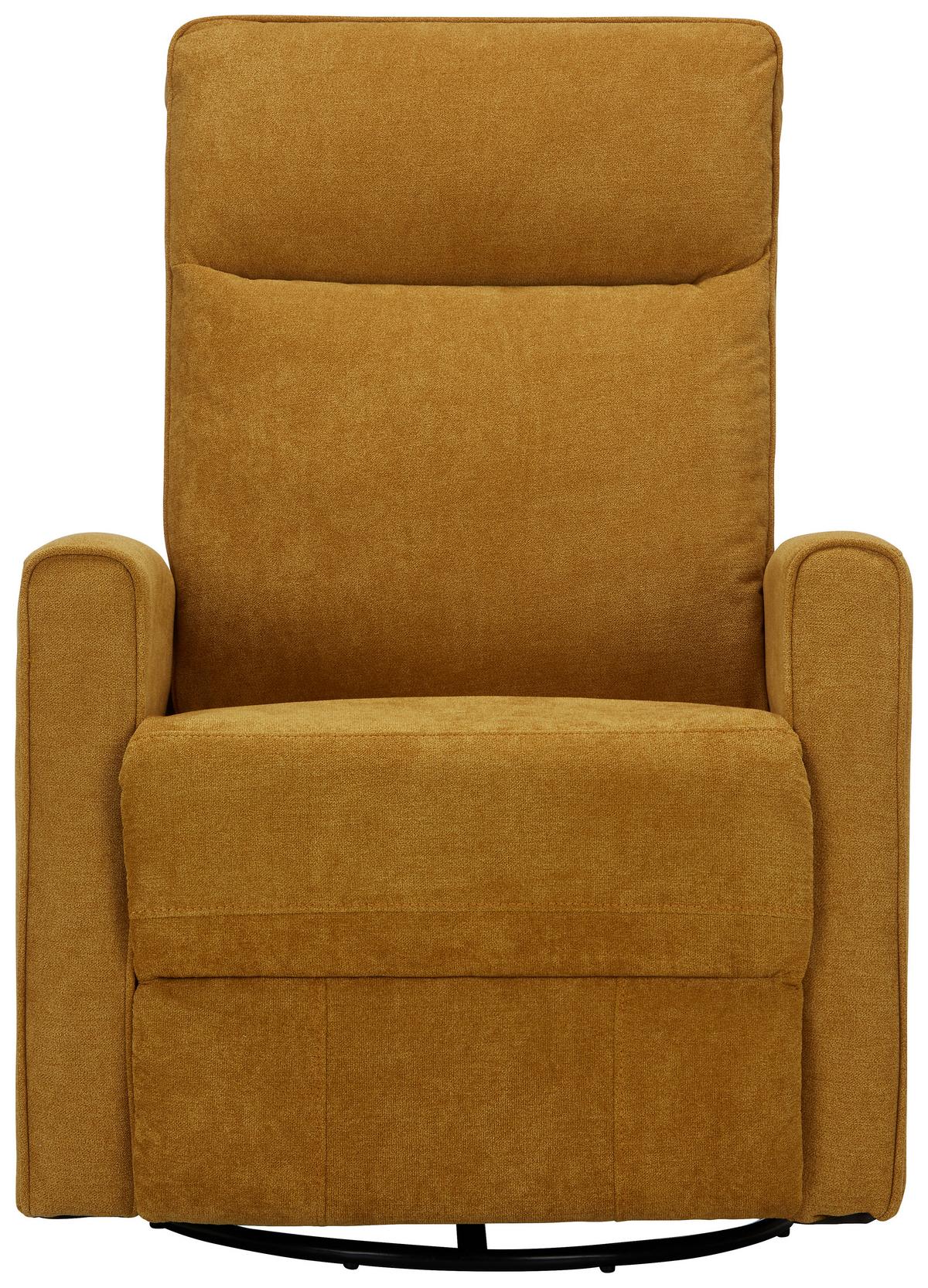 Relax Fotel Melinda - sárga/currysárga, Modern, textil/fém (76/103/93cm) - Mömax