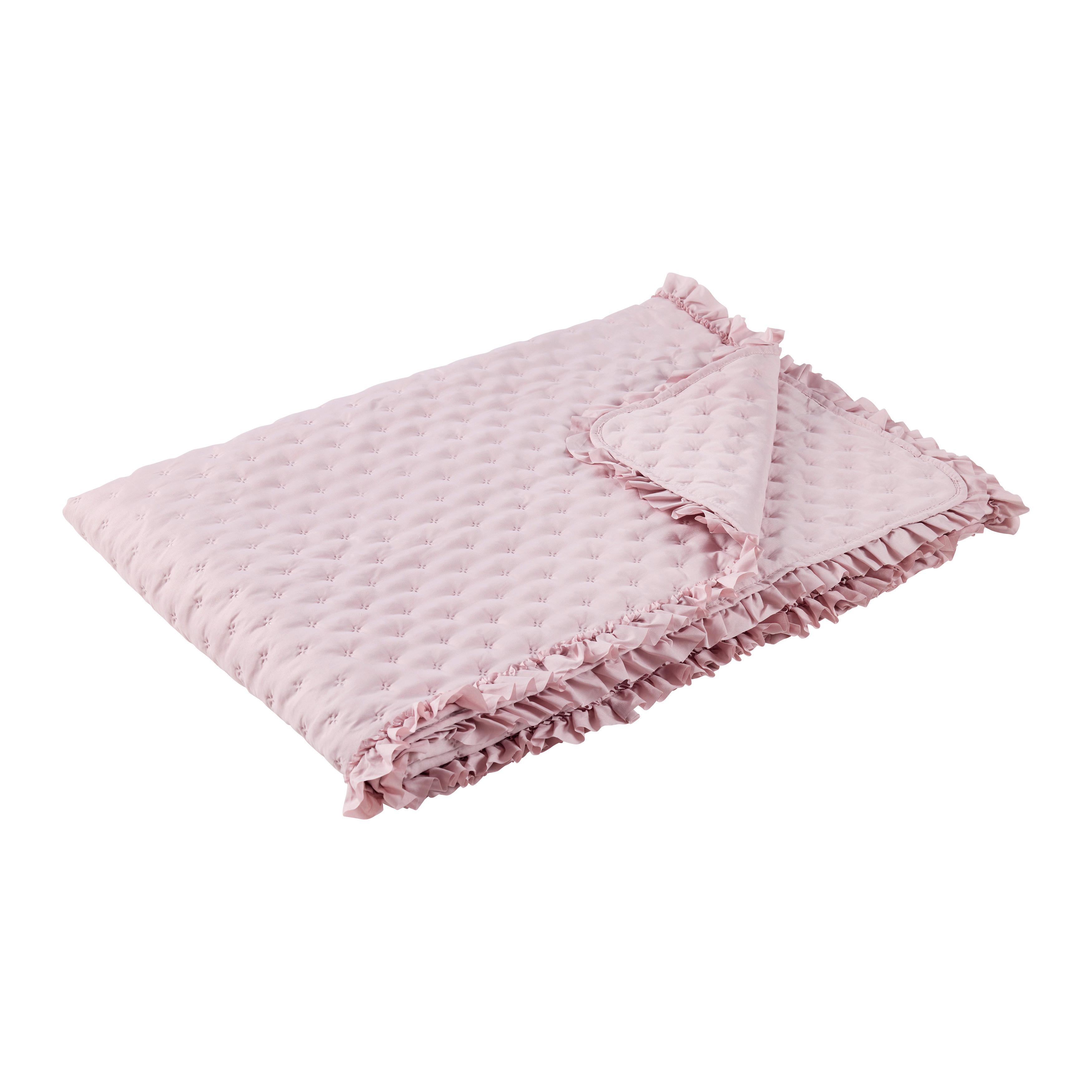 Tagesdecke Daisy Rosa ca. 160x220cm - Rosa, Textil (160/220cm) - Mömax
