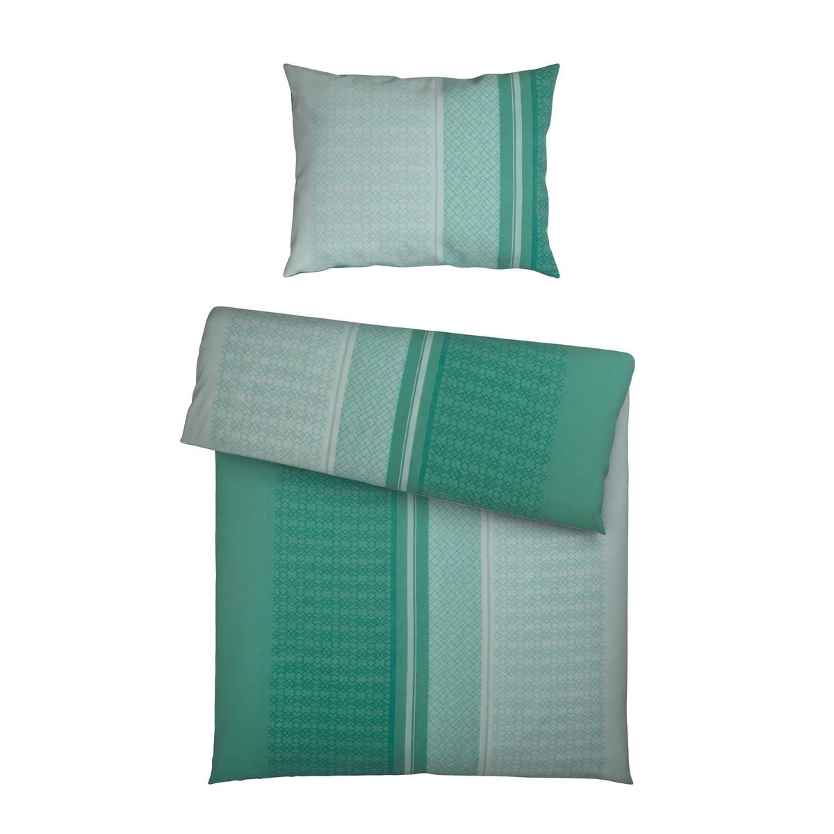 Ágyneműhuzat-garnitúra Mathea - zöld, textil (140/200cm) - Based