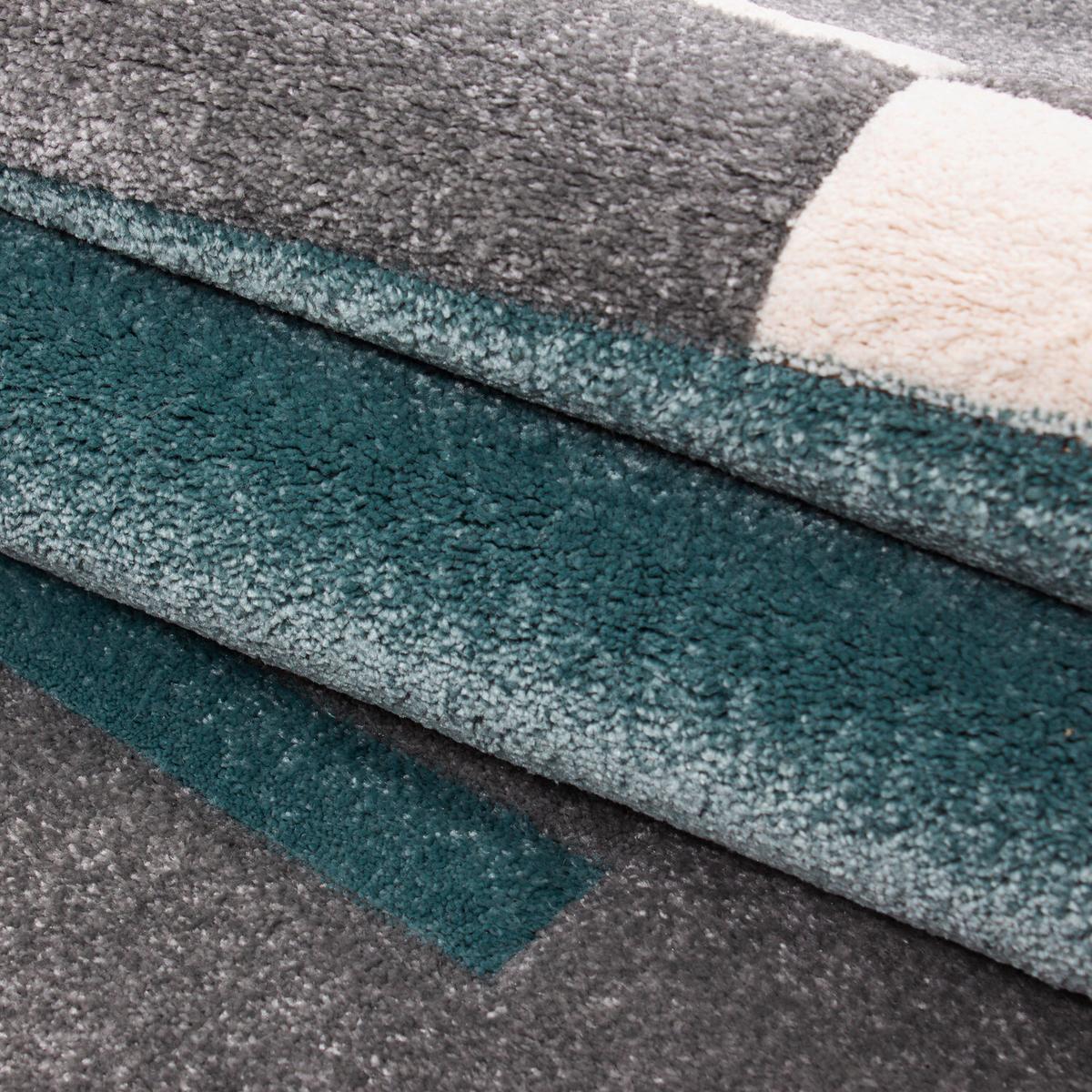 Flachwebeteppich Hawaii Blau ca. 280x370cm - Blau, Basics, Textil (280/370cm) - Novel