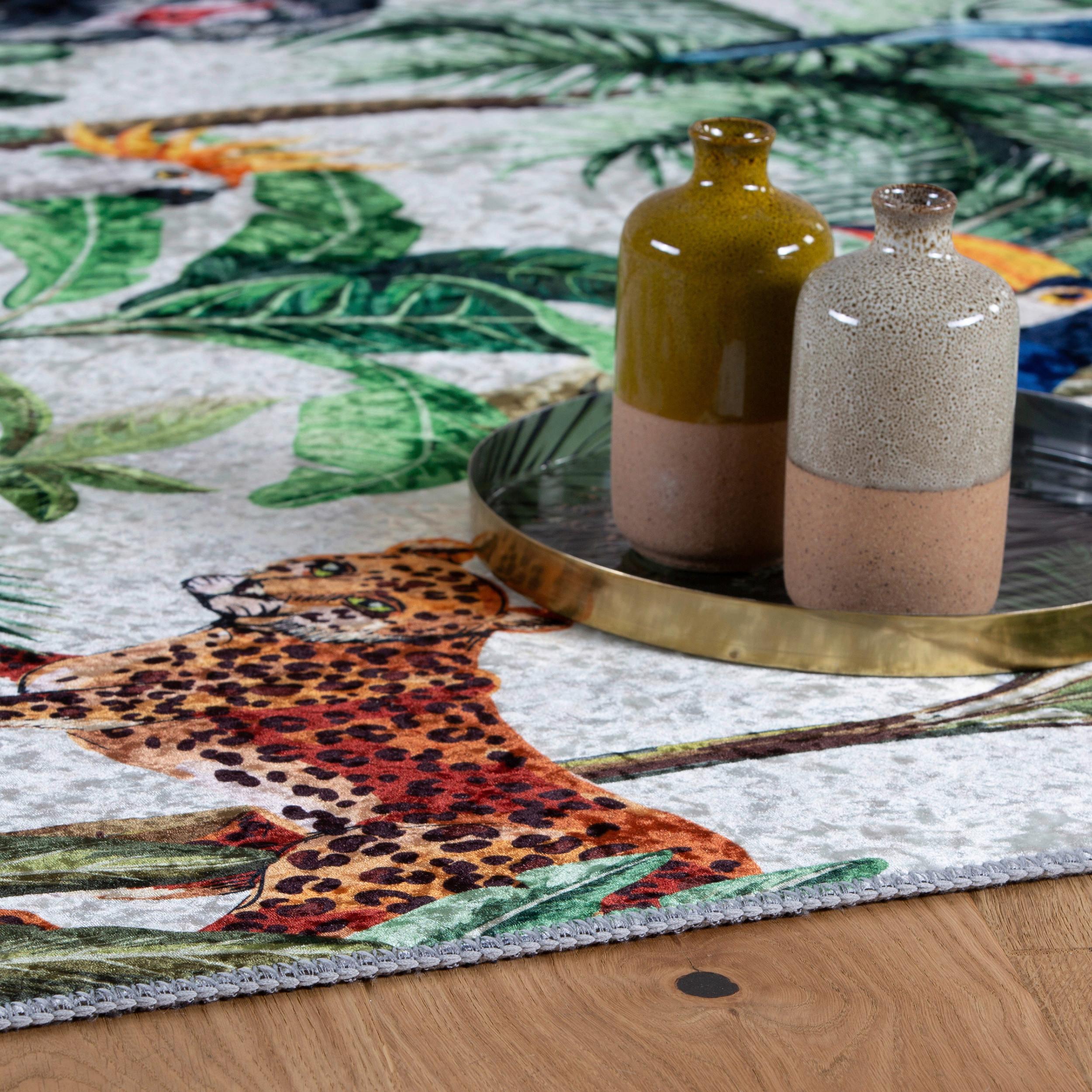 Flachwebeteppich My Exotic Multicolor ca. 160x230cm - Multicolor, Design, Textil (160/230cm) - Obsession