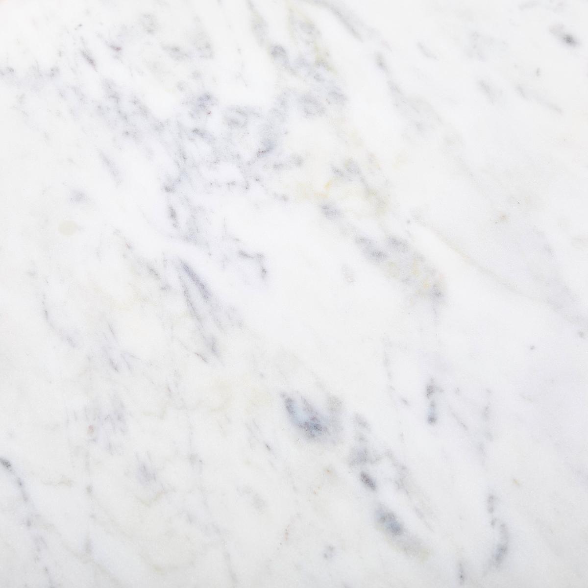 STÓŁ KONSOLA LILIANA - kolor naturalny/biały, Design, kamień/drewno (100/76/40cm) - Livetastic