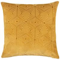 Kissenhülle Rania Goldfarben ca. 50x50cm - Goldfarben, Textil (50/50cm)