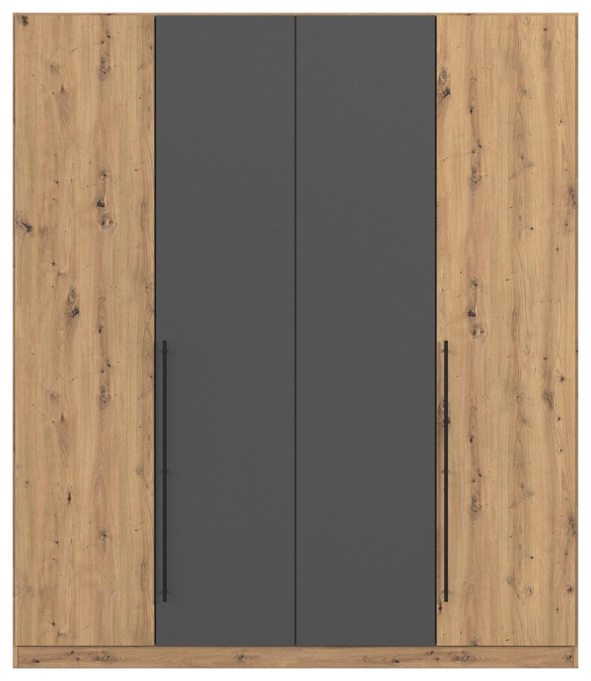 Șifonier Safari - stejar Artisan/gri, Konventionell, material pe bază de lemn (181/210/54cm)