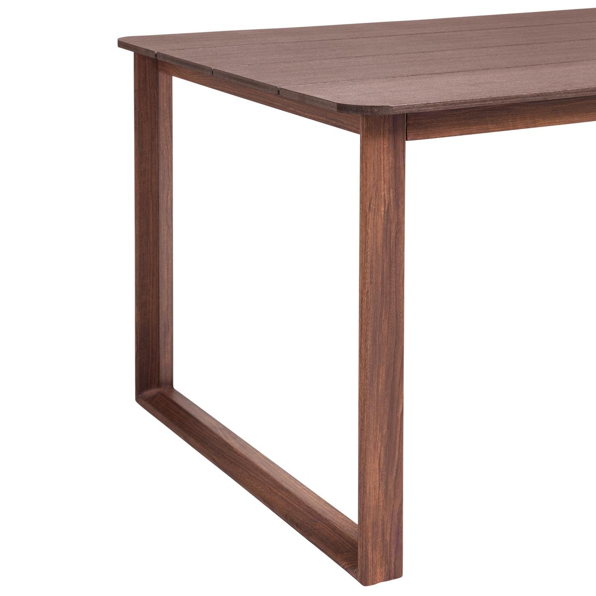 KOMPLET STOŁOWY NA TARAS ELISAVETA - kremowy/jasnobrązowy, Modern, tworzywo sztuczne/metal (254/69/215cm) - Bessagi Garden