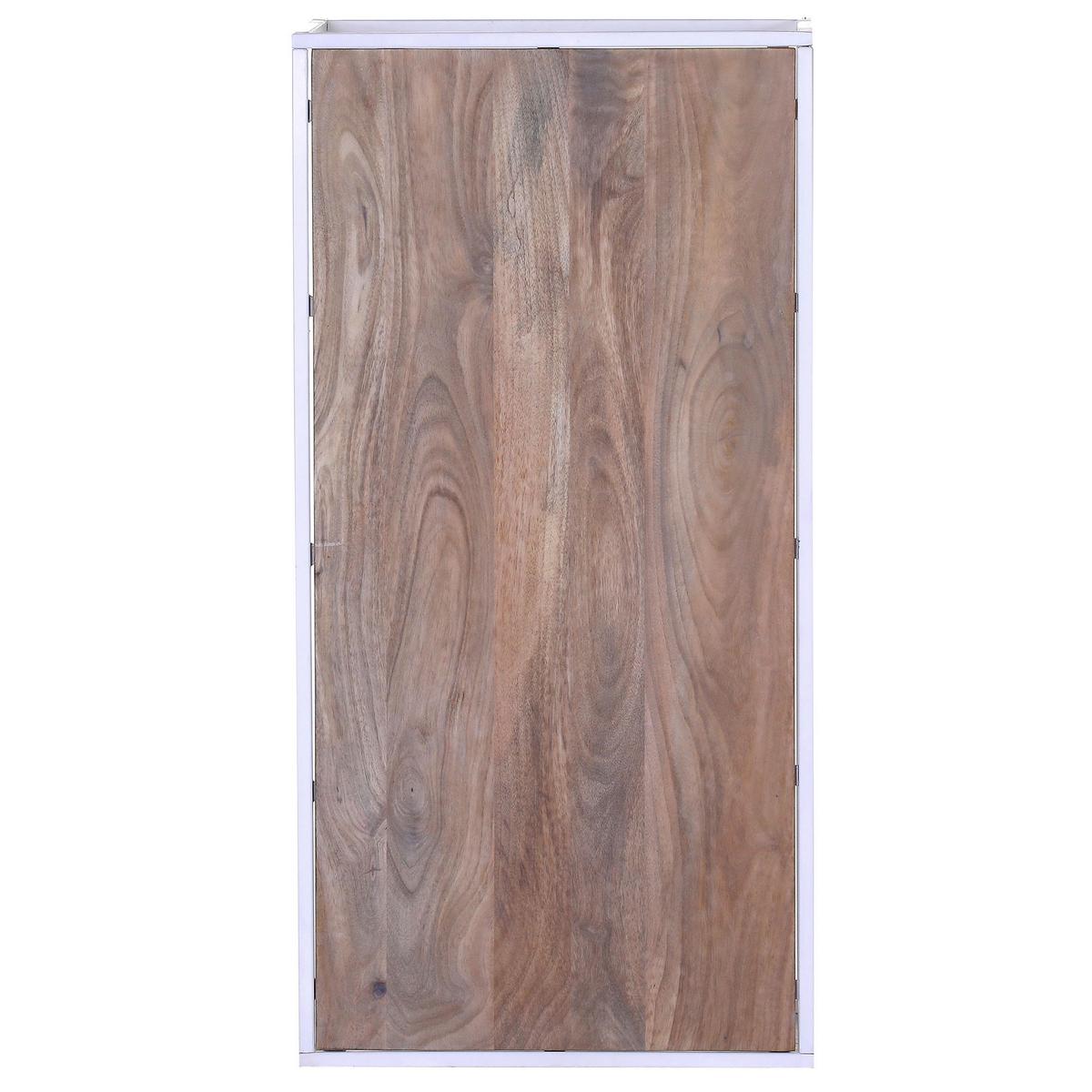 STOLIK KAWOWY INTRO - biały, Trend, metal/drewno (100/50/40cm) - Livetastic