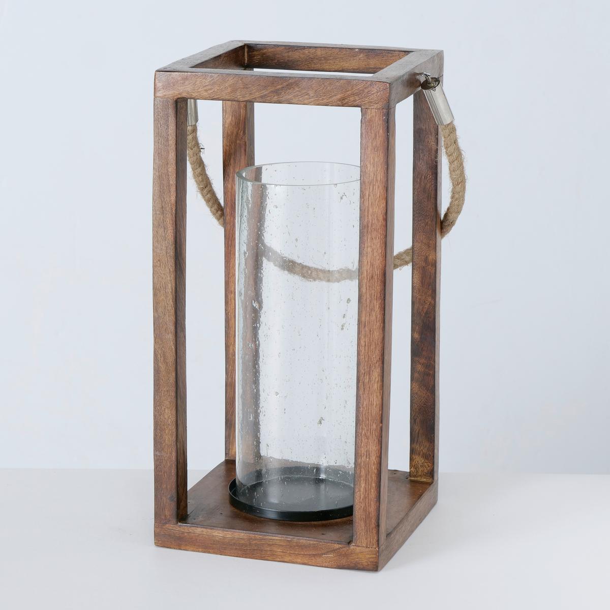 LATARENKA 2023586 - DOWN TO EARTH - Design, metal/drewno (20/20/42cm) - Boltze Home