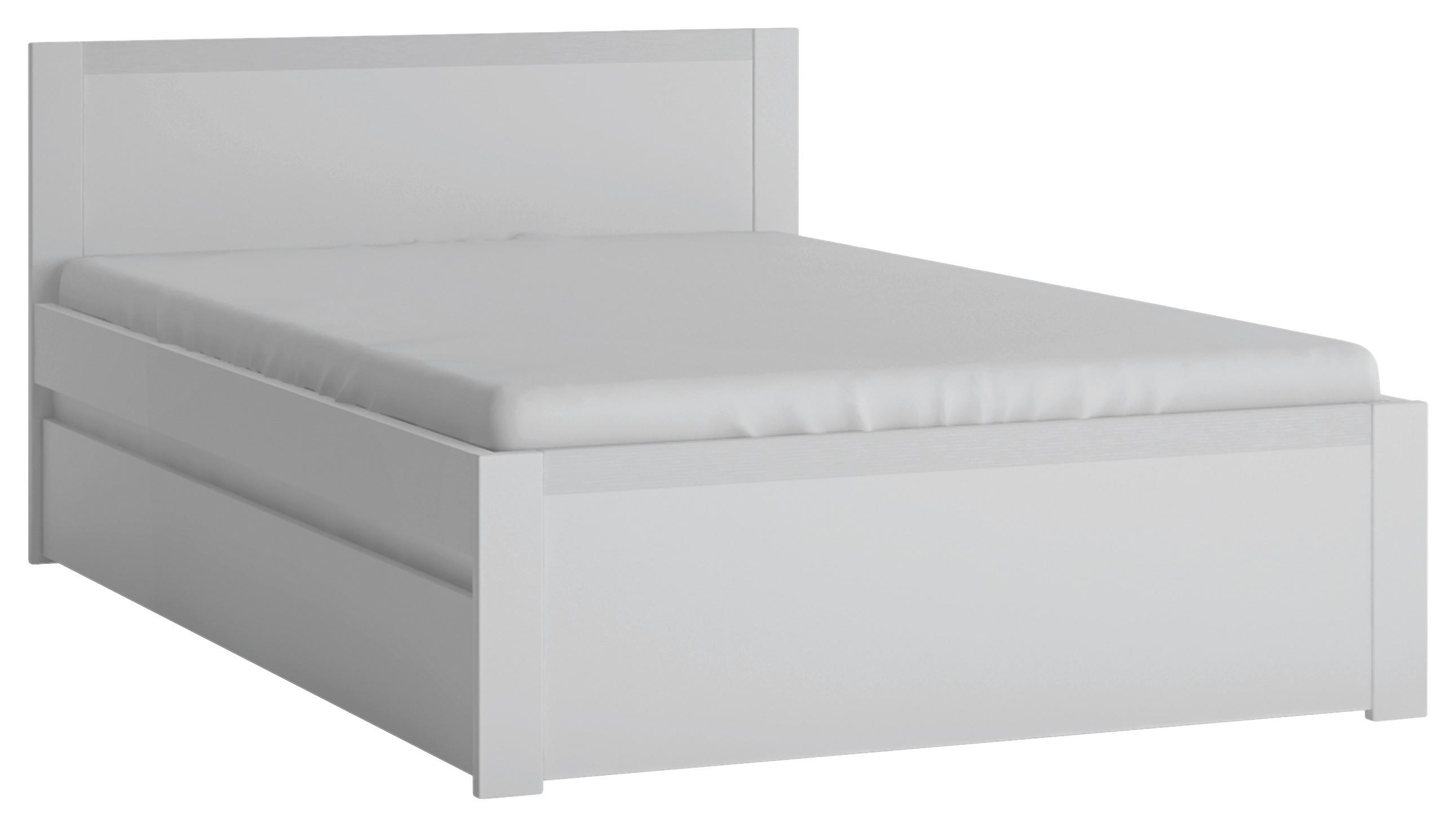 Krevet Novi - bijela/crna, Moderno, drvni materijal/plastika (120/200cm) - Premium Living