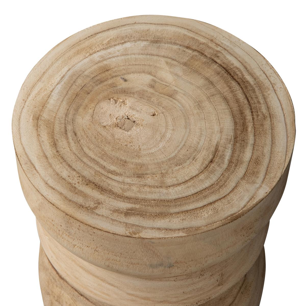 Beistelltisch Bikkel Naturfarben B: 28 cm - Naturfarben, Design, Holz (28/28/40cm) - Livetastic