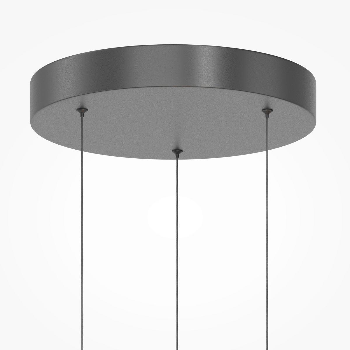 Pendelleuchte Mod379pl-L17b2.7k - Schwarz, Design, Metall (38/320cm) - MAYTONI