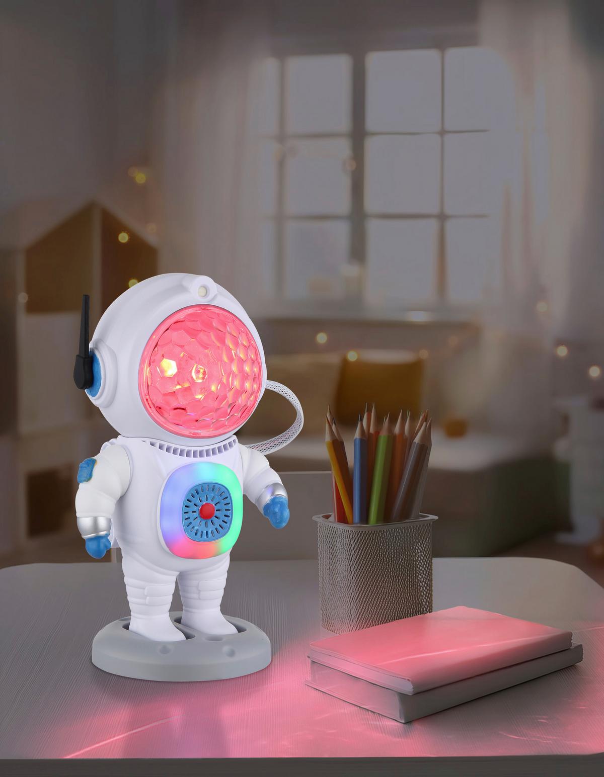 LED-TISCHLEUCHTE 28084 COSMO - Klar/Blau, Trend, Kunststoff (12/11/22cm) - Globo