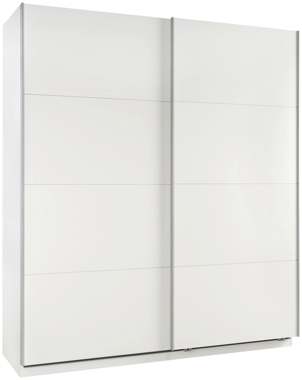 Ormar S Kliznim Vratima Unit - bijela, Konvencionalno, drvni materijal/metal (182/210/61cm) - Based