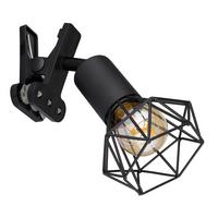 Klemmleuchte Xara 1 max. 40 Watt - Schwarz, Basics, Metall (13/9.2/18.8cm) - Globo