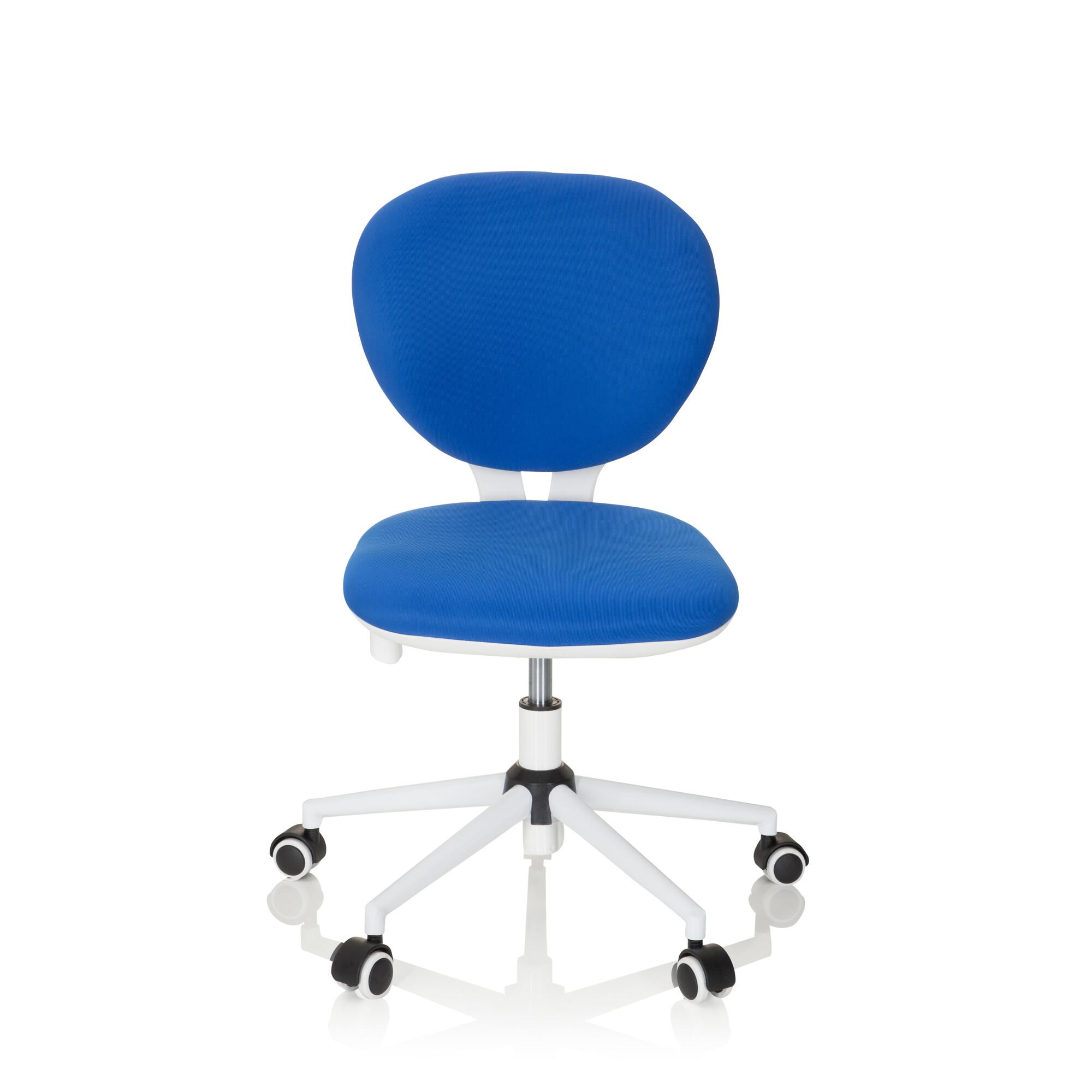 Jugenddrehstuhl Kid Vivo Stoff Blau/Weiß - Blau, Basics, Kunststoff (43/82-95/56cm) - MID.YOU