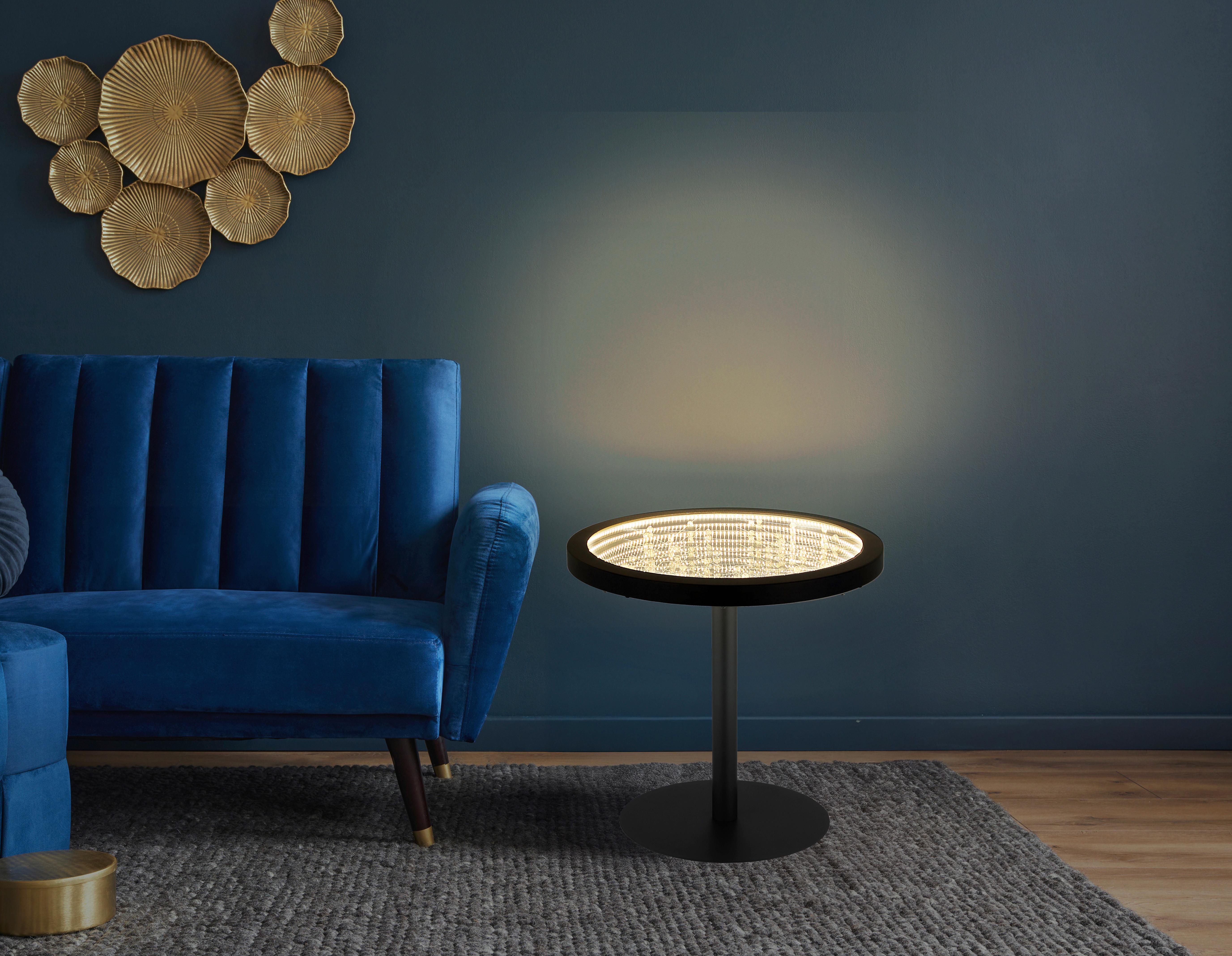 LED-TISCHLEUCHTE 28086 BRYON - Klar, Design, Glas/Kunststoff (50/47,5cm) - Globo