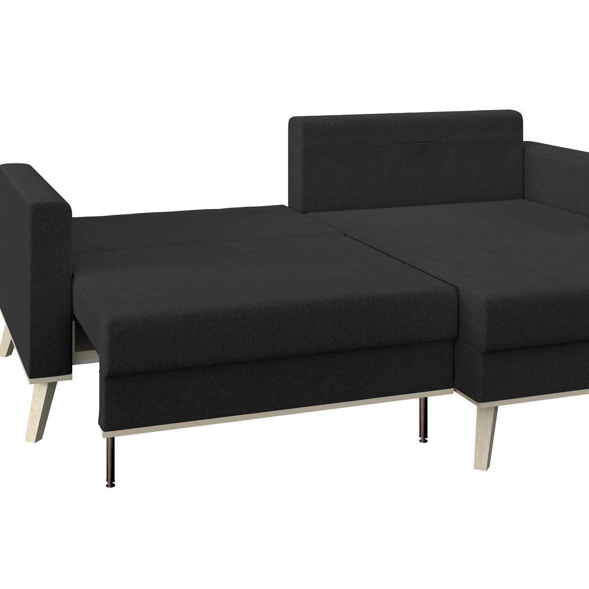 Kutna Garnitura Carini - boje hrasta/krem, Basics, tekstil/drvo (222/152cm) - Modern Living