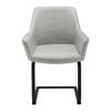 SVIKTSTOL PRIA - ljusgrå/svart, Modern, metall/trä (61/85/62cm) - Bessagi Home